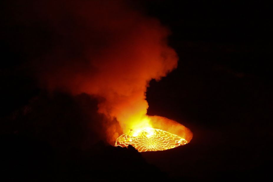 Mount Nyiragongo's lava lake is the largest in the world. Africa's oldest park is also the continent's most diverse with a varied landscape of active volcanoes, savannah, mountains, lakes and forests.  