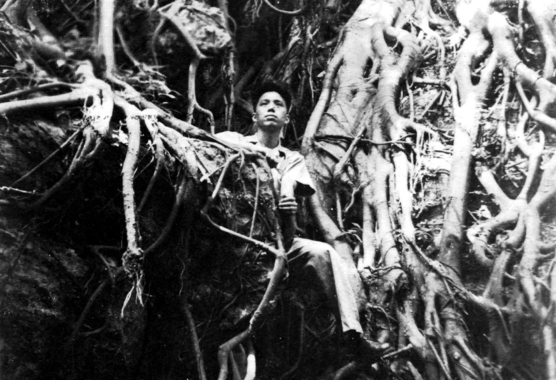 Cao seen in his military uniform during WWII.