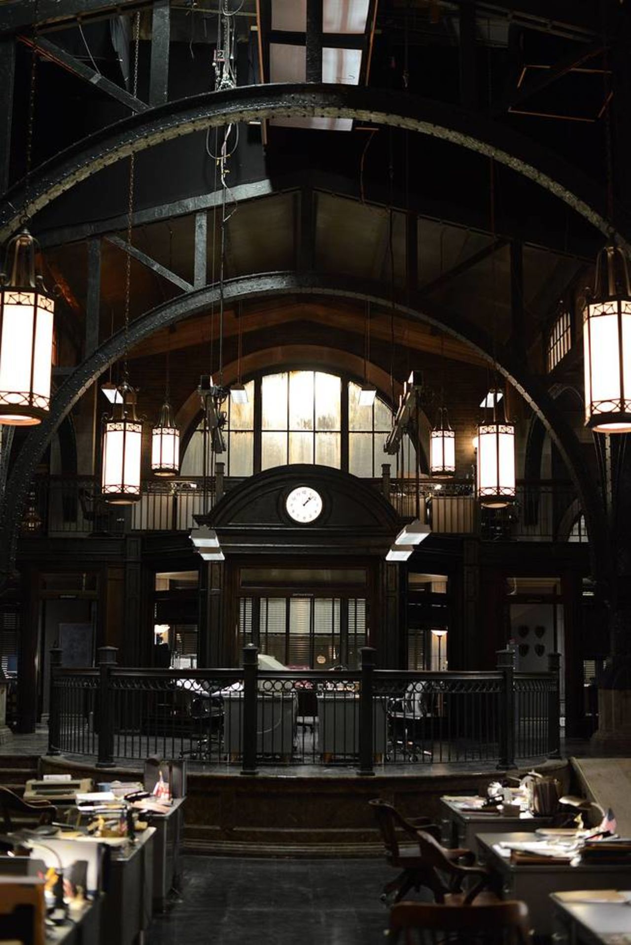 A major location for the Fox series is the Gotham City police station, where Jim Gordon works to take down the growing criminal element.