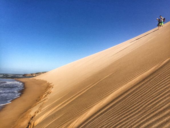 Punta Gallinas has an "end of the earth" feel, helped by the 200-foot-high Taroa Dunes, which tumble straight down into the tumultuous Caribbean.