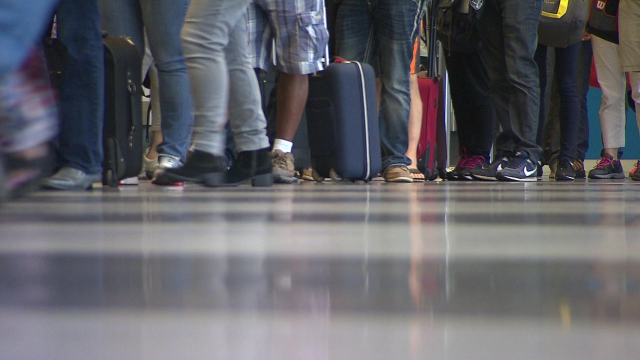 A CNN survey of major airports shows, for the most part, similar staffing levels of armed police.