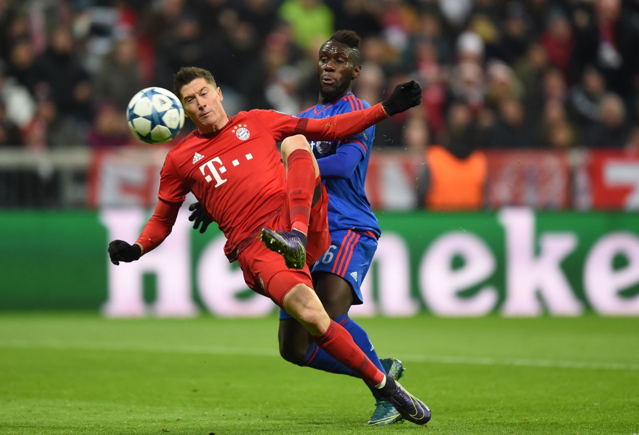 But runaway Bundesliga leaders Bayern have prolific striker Robert Lewandowski in their lineup -- a danger to any defense. Bayern is coached by Pep Guardiola, who led Barcelona to two Champions League triumphs in 2009 and 2011.