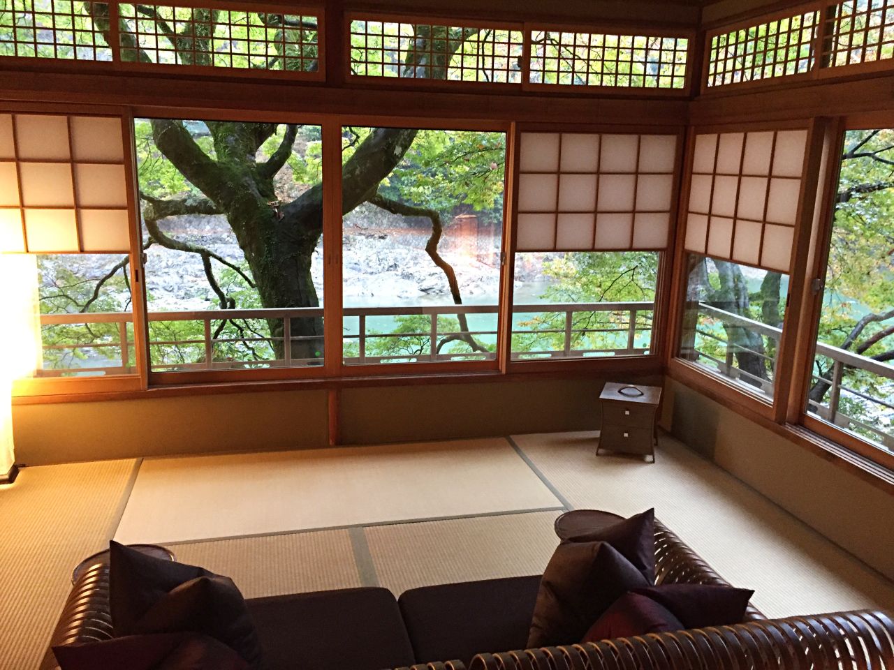 The guest rooms of the century-old, renovated ryokan are the heart of the traditional inn experience.
