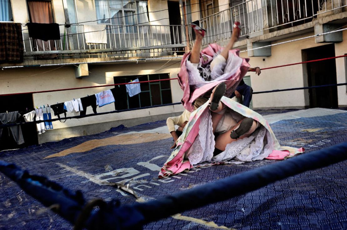 Flying Cholitas wrestling in Bolivia