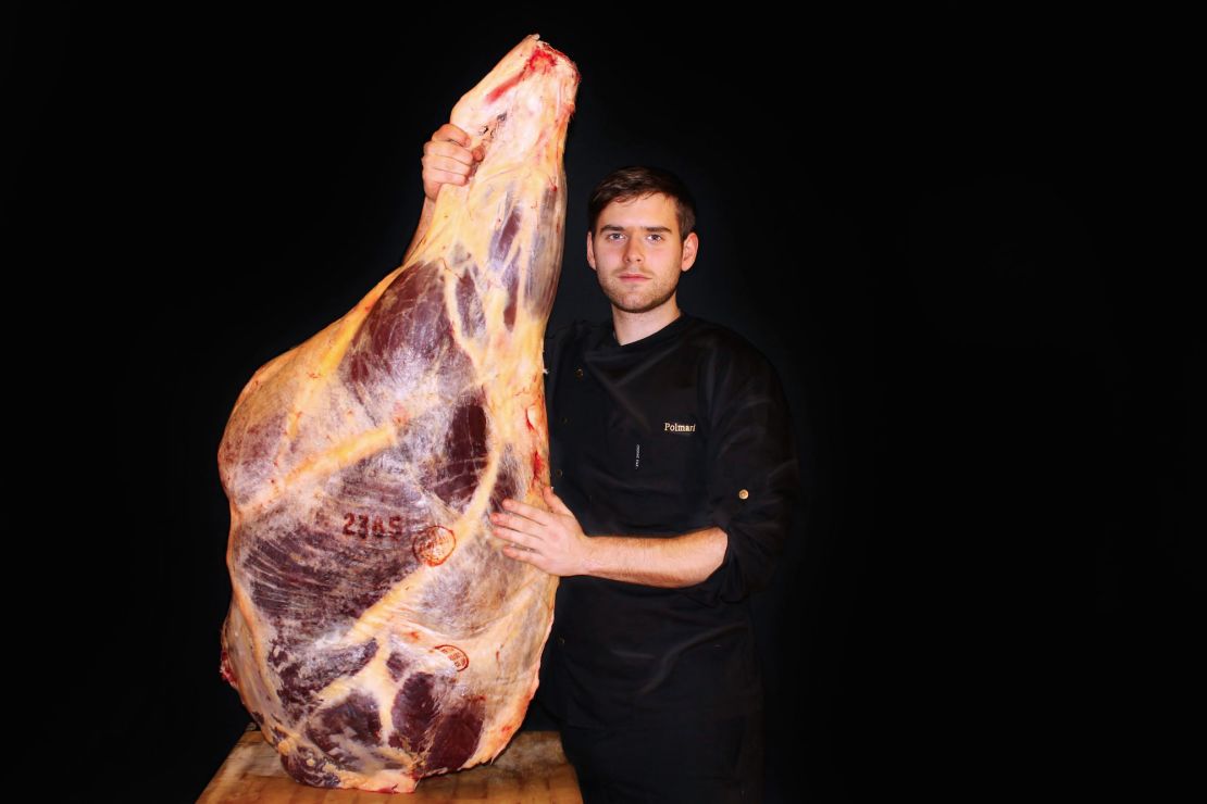 Farmer, breeder and butcher Alexandre Polmard.  