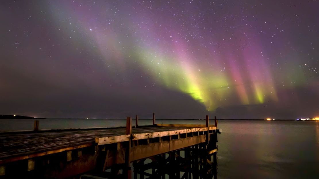 Cold temps aren't necessary for the northern lights, but cold nights usually produce the clear skies needed to see them.