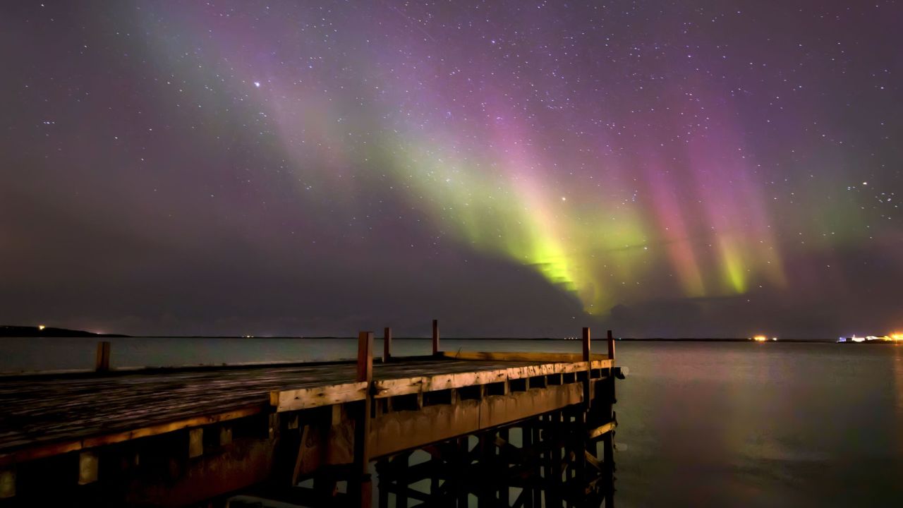 Cold temps aren't necessary for the northern lights, but cold nights usually produce the clear skies needed to see them. 