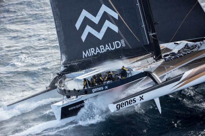 Prior to that the 47-year-old Bertarelli had a wealth of sailing experience of her own, twice winning the much-coveted Bol d'Or Mirabaud in her homeland -- the first woman in history to do so -- as well as co-skippering the Maxi Spindrift 2 team to victory in the 45th Rolex Fastnet race.