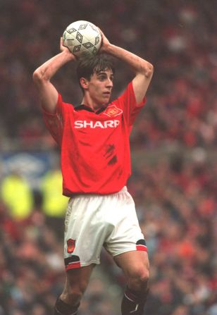 Neville had a long and illustrious playing career at Manchester United. He won 17 major honors in his 20 years at the club after making his debut for the senior side in 1992.