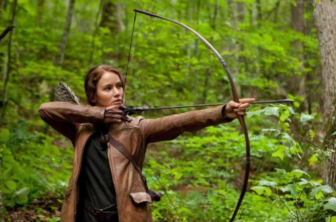 Modern day warrior woman: Jennifer Lawrence in "The Hunger Games."
