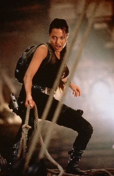 Before she was one-half of Mr and Mrs Smith, Angelina Jolie was already kicking butt as video game hero Lara Croft, in the 2001 and 2003 films.