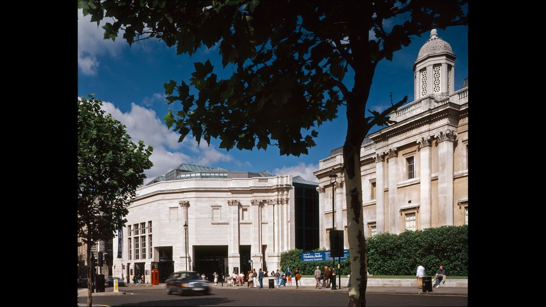 VSBA designed the <a href="http://venturiscottbrown.org/pdfs/NationalGallerySainsburyWingLondon02.pdf" target="_blank" target="_blank">Sainsbury Wing</a>, an extension to the National Gallery which <a href="http://venturiscottbrown.org/pdfs/NationalGallerySainsburyWingLondon02.pdf" target="_blank" target="_blank">hosts</a> Italian and Northern Renaissance artworks, to occupy the last open space on Trafalgar Square.
