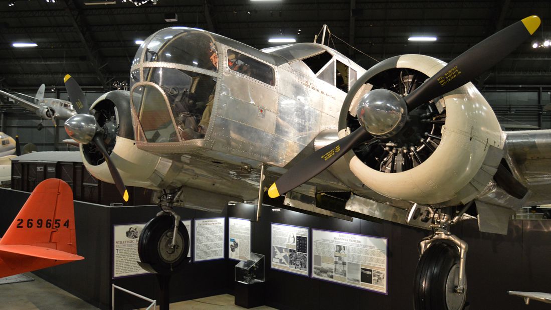 Another surviving AT-11 is on display at the National Museum of the U.S. Air Force. The Kansan was often used to train bombardiers.