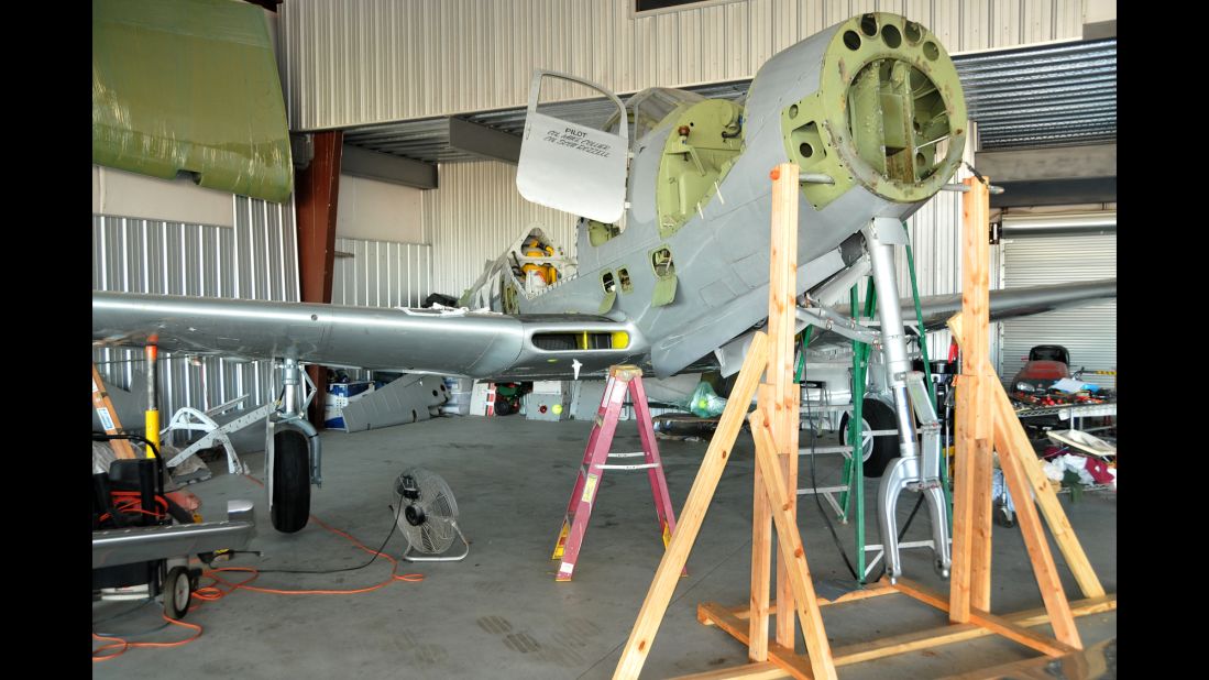 The CAF Kingcobra restoration team, based in Houston, aims to raise $30,000 to rebuild the plane's gearbox. It's expected to be completed in spring of 2016.<br />