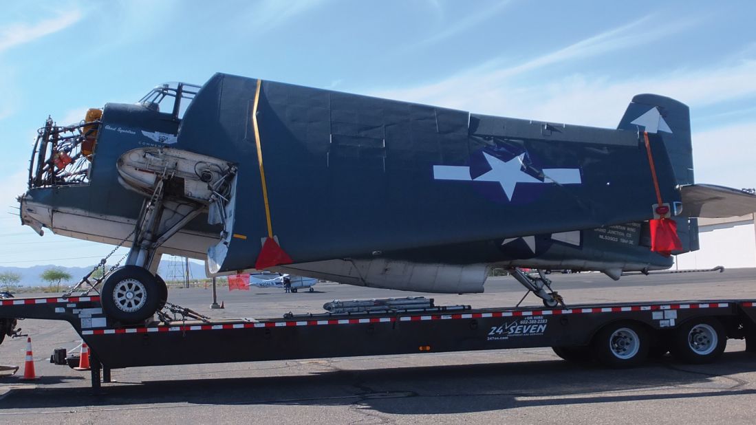 This is the Avenger that the CAF wants to rescue. Based in Grand Junction, Colorado, it's expected to be restored sometime in 2016.
