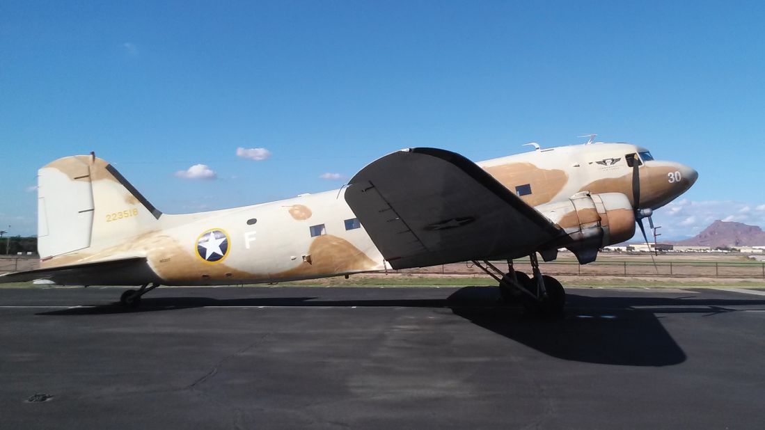 This Douglas C-47 Skytrain, nicknamed Old Number 30, was a Special Operations superstar. Working for the Office of Strategic Services before it became the CIA, Old Number 30 flew many World War II missions to supply covert forces and transport American aviators stuck behind enemy lines. It's believed this plane took its name from one of 36 mules and a shipment of guns it delivered to covert forces in the Balkans in 1944. Now based in Mesa, Arizona, Old Number 30 needs a $100,000 repainting and other restoration. 