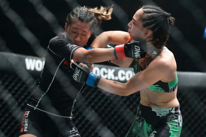 Lee says she wants more young girls to take up MMA in the future and is aiming to become a role model for future generations.