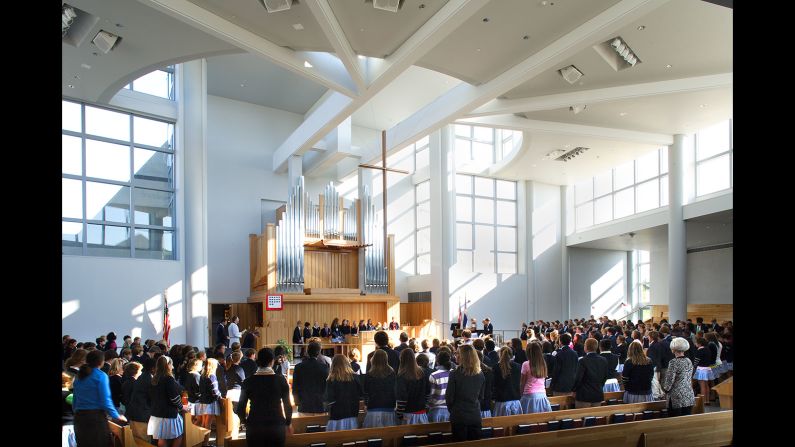 Founded in 1795, the Episcopal Academy relocated and expanded its campus in 2001. The academy's chapel was designed and created by both Scott Brown and Venturi in 2008 -- 60 years after Venturi had imagined creating a church for the Academy in his graduate master's degree thesis.