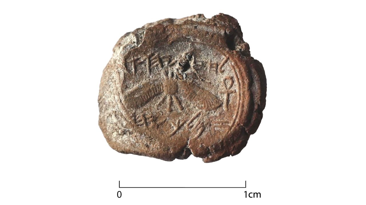 The oval bulla -- which is 0.5 inches wide -- is estimated to be 2,700 years old.