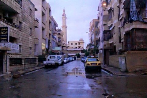 The streets of Raqqa before it was under ISIS control, in an undated photo provided to CNN by RBSS.