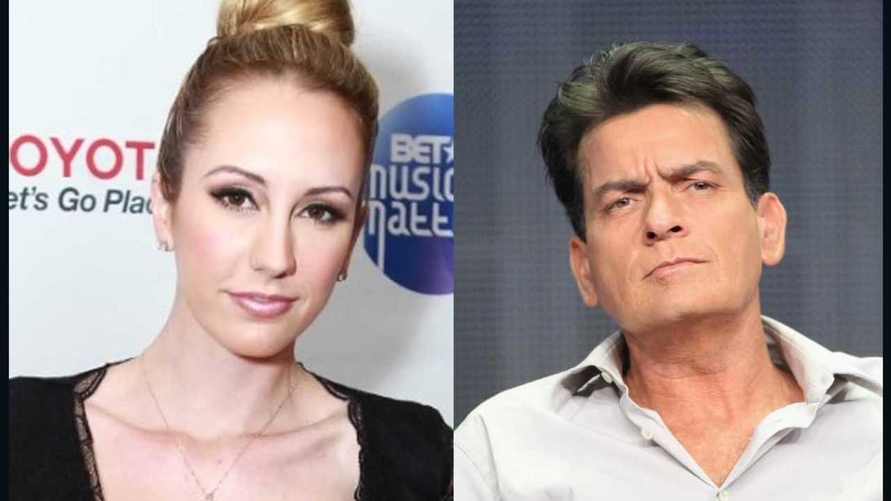 Charlie Sheen and former fiancée Scottine Ross, a.k.a. Brett Rossi.