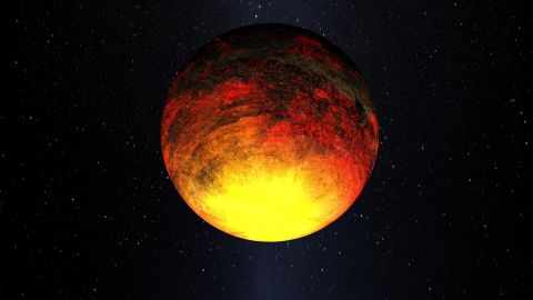 Kepler-10b orbits at a distance more than 20 times closer to its star than Mercury is to our own sun. Daytime temperatures exceed 1,300 degrees Celsius (2,500 degrees Fahrenheit), which is hotter than lava flows on Earth. 