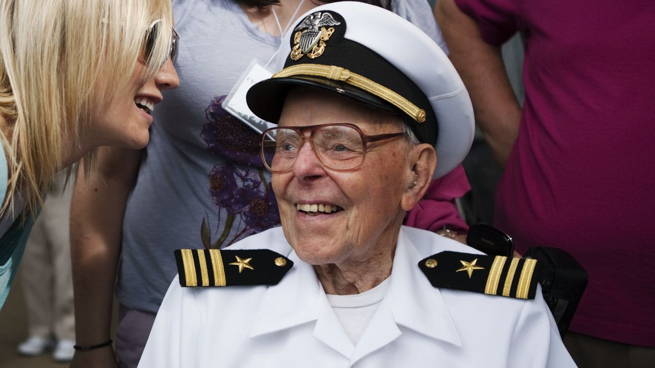Joseph Langdell attended the 2011 Pearl Harbor memorial ceremony.