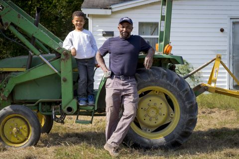 More than 80 young people help Joyner plan, plant and harvest nearly 50,000 pounds of fresh food a year.