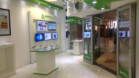An Astro Mobile retail space