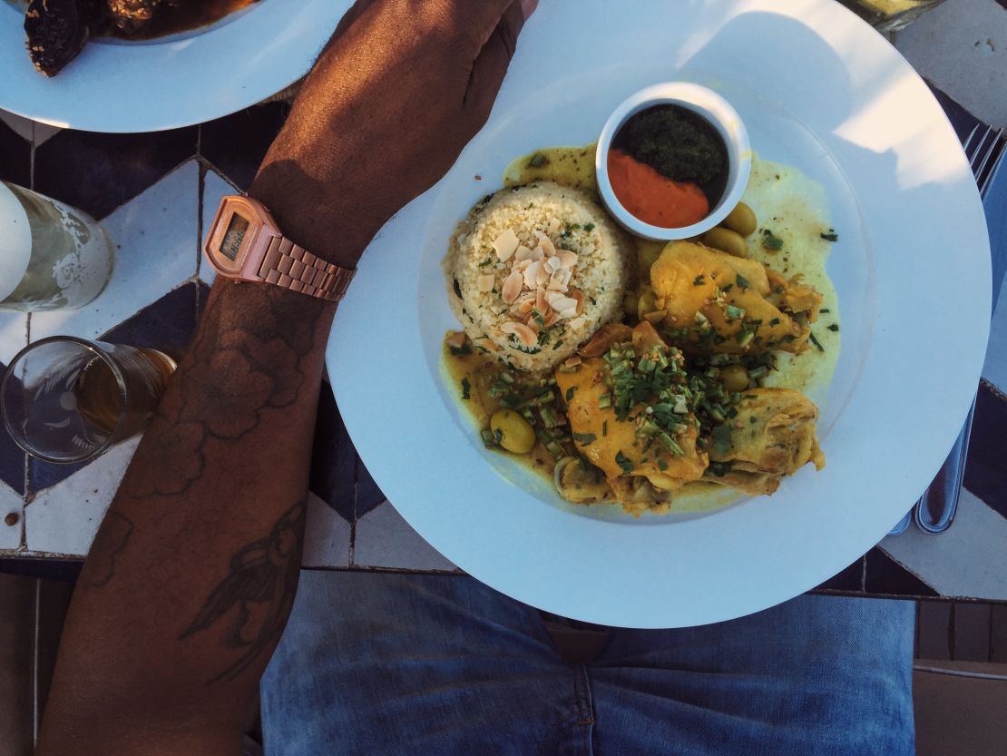 Johannesburg -based photographer and branding expert Lebo Lukewarm on a Tastemakers Africa hosted experience at Nomad Marrakech