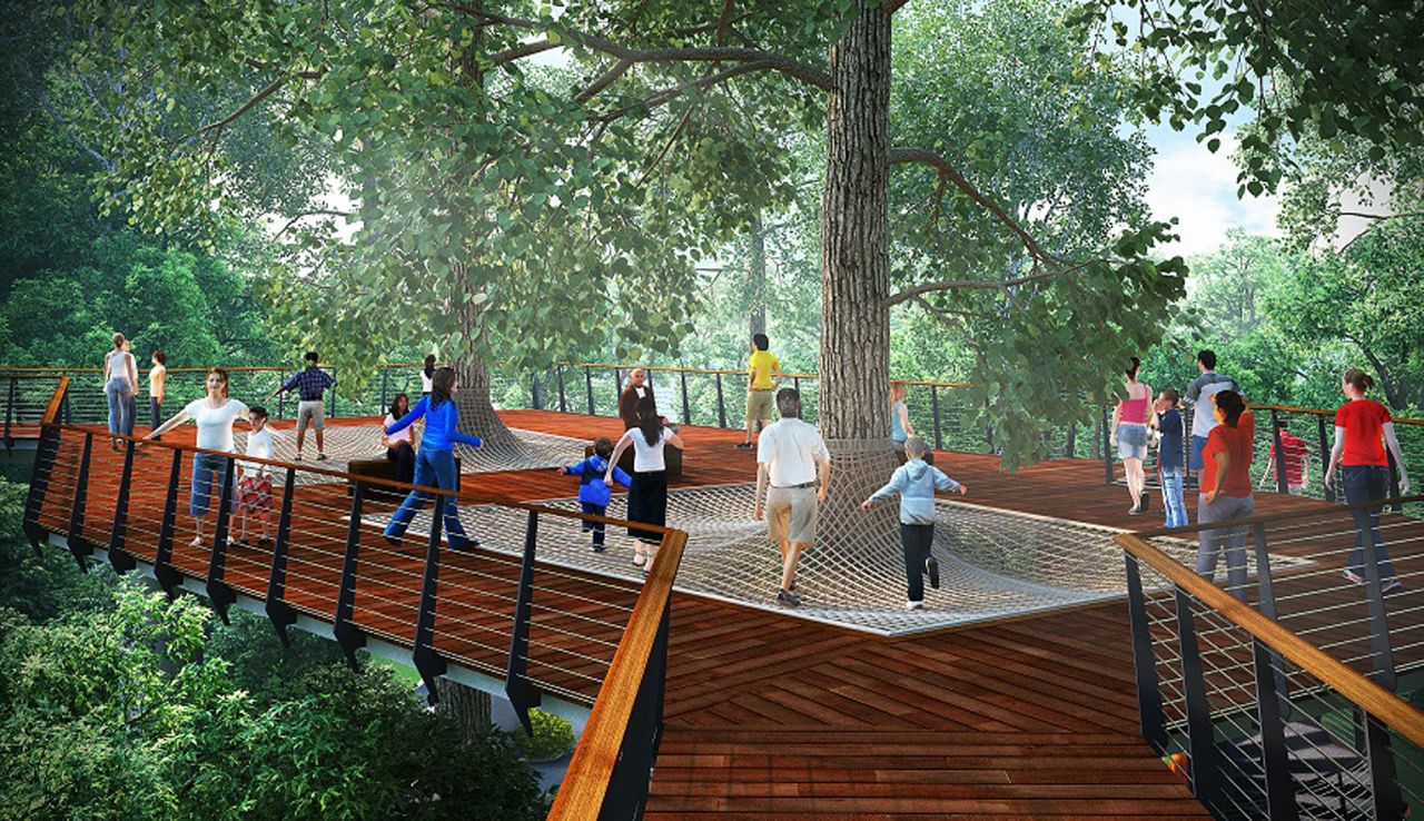 Coming in 2016, visitors will walk among 60-meter trees on an elevated boardwalk called the Singapore Press Holdings Walk of Giants. <br />