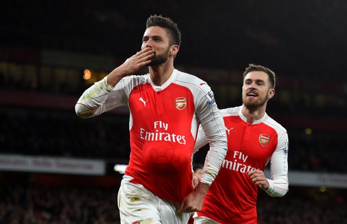 Olivier Giroud scored Arsenal's second goal after his own goal had helped Sunderland level at the Emirates. 