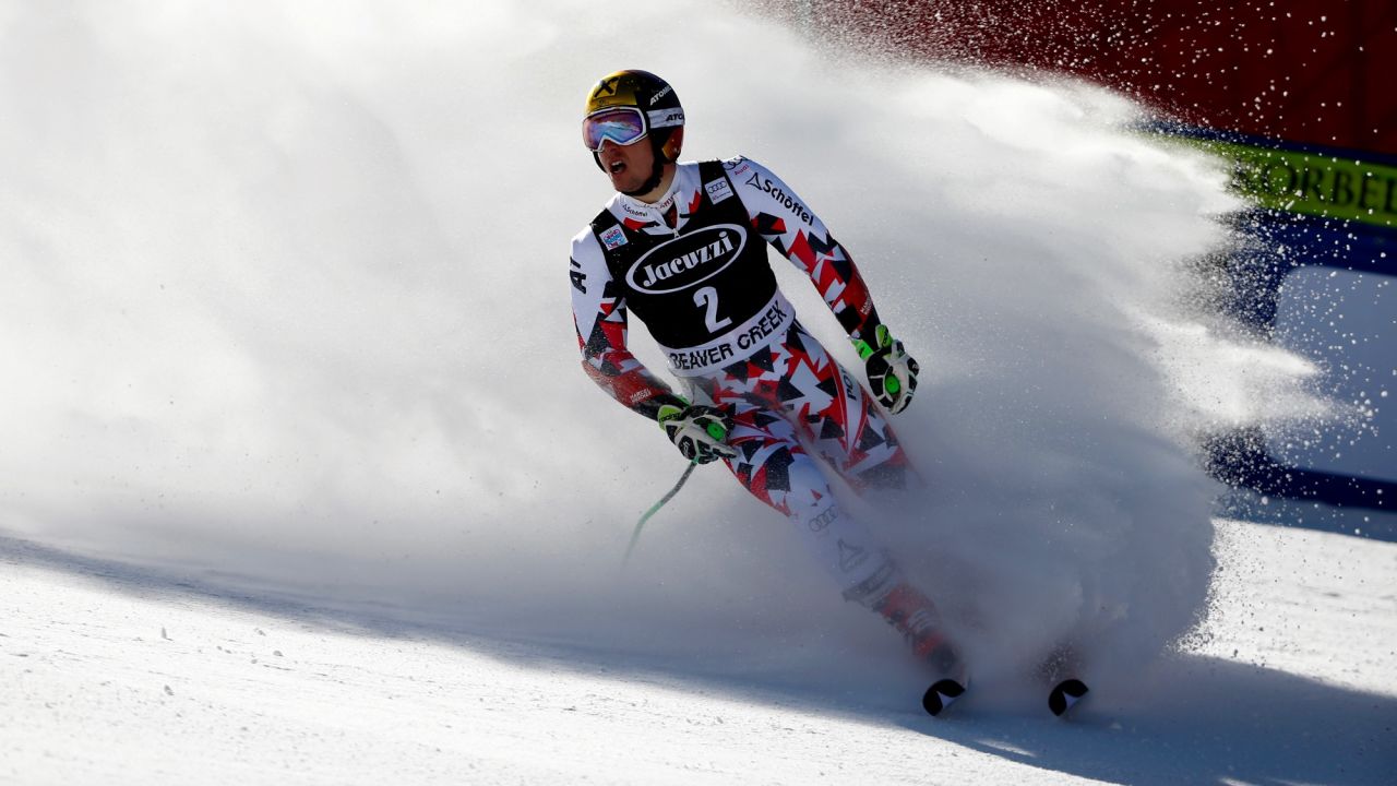 Hirscher told reporters he 'barely' trains for super-G -- Saturday's victory in the discipline was the first in his career at World Cup level.