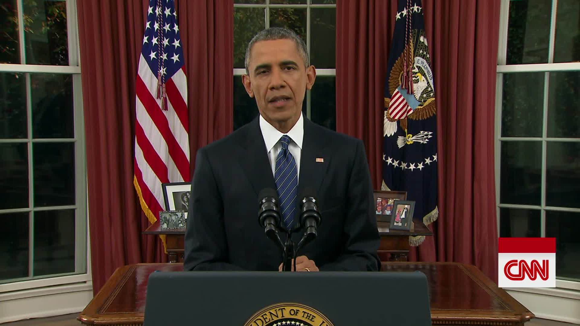 President Obama's full Oval Office address | CNN