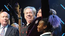 NEW YORK, NY - DECEMBER 06:  Laurence Connor, Julian Fellowes, Alex Brightman, Sierra Bogges and  Andrew Lloyd Webber attend the curtain call at Winter Garden Theatre on December 6, 2015 in New York City. (Photo by Brad Barket/Getty Images)