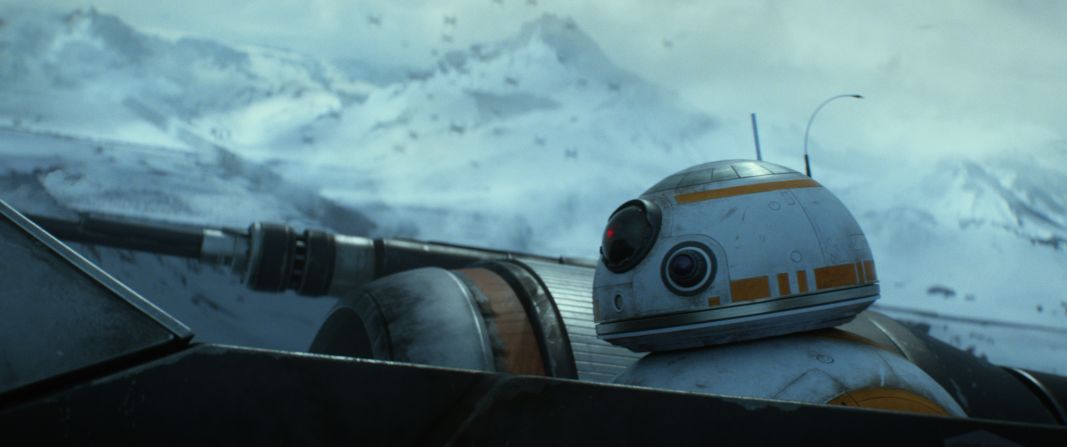 Little is known about the plot of the movie, and Denton and Lee remain tight-lipped, despite being present on set from the first week to the last. From the information scraped together before the film's release on December 18, we know that the droid has an allegiance to Resistance pilot Poe Dameron, played by Oscar Isaac. What Denton and Lee would disclose was that viewers should look out for how the droid enters Dameron's X-Wing -- apparently a spectacle in itself.