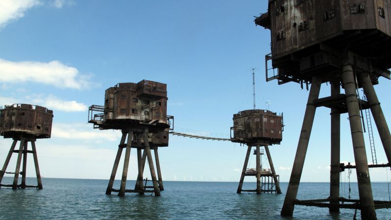 Built as a coastal defense in Britain's Thames Estuary, the Red Sands Sea Forts could become a luxury hotel and spa if an ambitious plan gets the go-ahead.