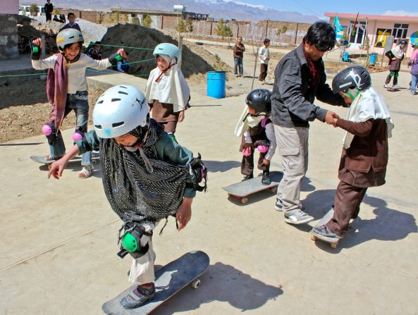 But it's about more than Gregor's broken heart -- 10% of the boards' sales will go to Skateistan, a charity that uses skateboarding as a tool to help children in Afghanistan, Cambodia and South Africa.
