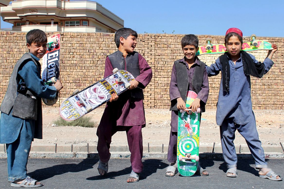 The charity works with boys too, especially those working on the streets. It reaches 400 children a week from its purpose-built skate parks in Kabul and Mazar-i-Sharif. 