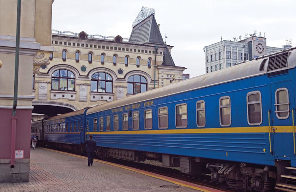 Russia's Golden Eagle is a luxury version of the famed Trans-Siberian Express. The two-week passage, which travels from Moscow to Vladivostok, feels more like a cruise than a train ride as it stops for daily excursions along the way. 