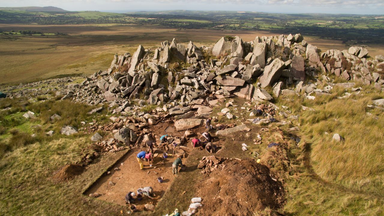 Stonehenge was built during the Neolithic period, between 4,000 to 5,000 years ago. Both of the quarries in Preseli, Pembrokeshire were exploited in the Neolithic era, and Craig Rhos-y-felin was also quarried in the Bronze Age, around 4,000 years ago.