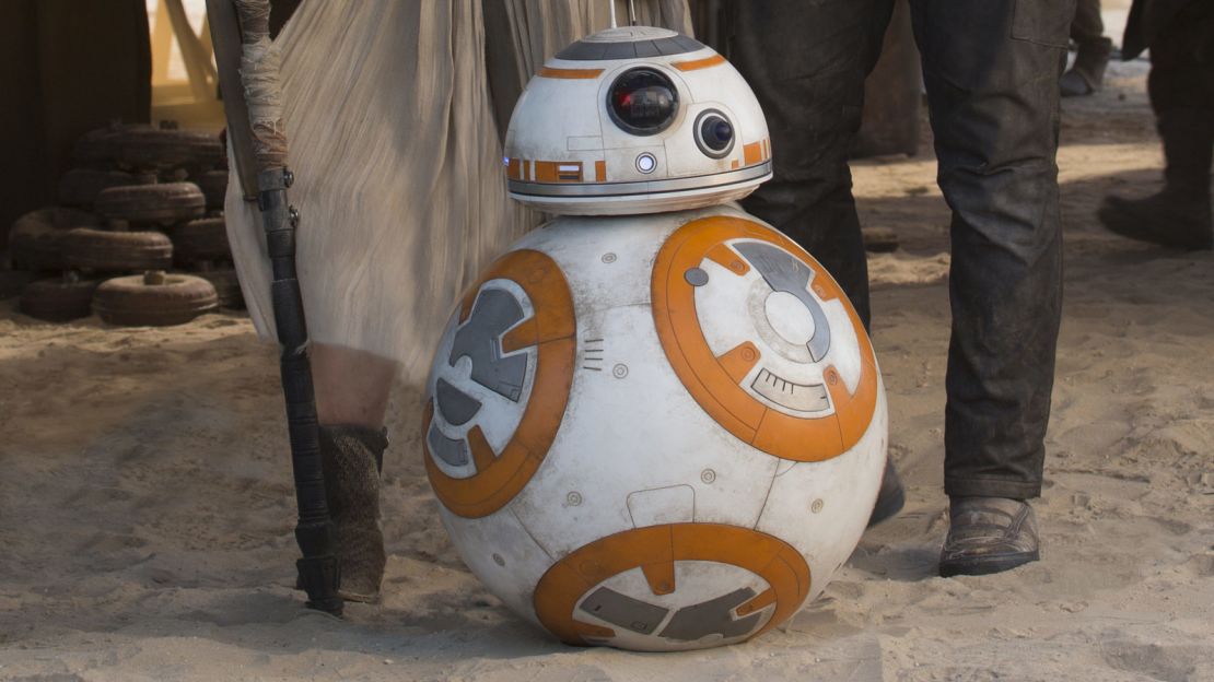 BB-8 in "The Force Awakens."