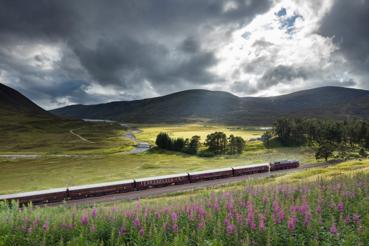 Belmond's Royal Scotsman offers several round trips from Edinburgh lasting between two and seven days, but the classic voyage is the four-night passage to the Scottish Highlands. It includes visits to distilleries and castles.