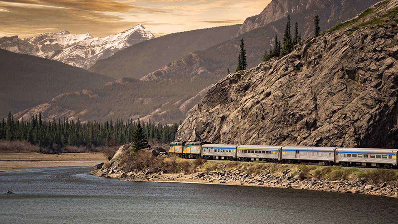 VIA Rail's four-day The Canadian journey takes travelers through 4,466 kilometers of beautiful scenery, linking two of the country's most exciting cities, Toronto and Vancouver.  