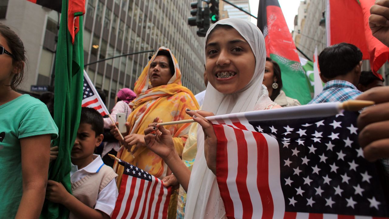 The Pew survey showed 9 in 10 American Muslims said they were proud to be both.