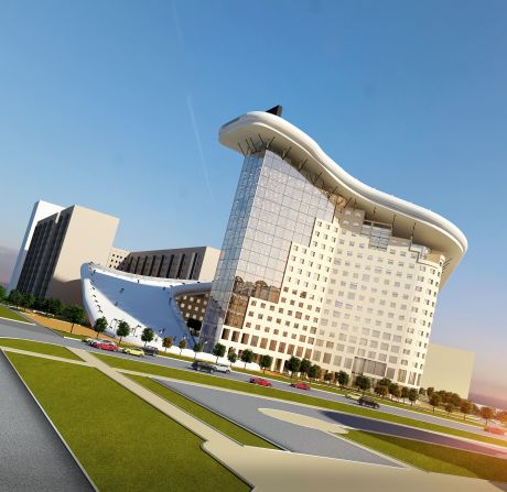 If built, Slalom House would be just one of an increasing number of impressive structures in Astana.