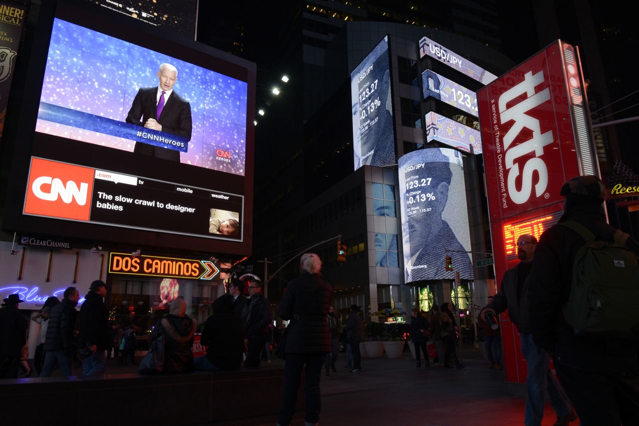 The premiere broadcast was shown live on the big screen at Times Square in New York City, on Sunday, Dec. 6. Click through the gallery for more photos from the event.