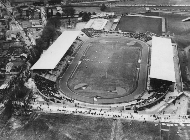 The U.S. beat France in the final to win gold in the Colombes Stadium -- the fourth time rugby had appeared at the Games since its debut in 1900.