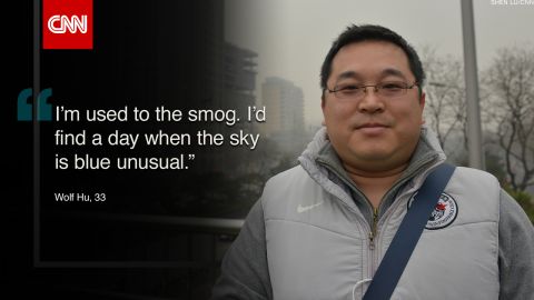 China smog quote pic Hu