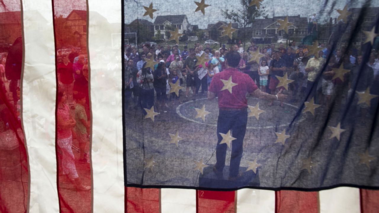 U.S. Sen. Marco Rubio, a Republican presidential candidate from Florida, campaigns in Ankeny, Iowa, on Monday, August 17.